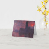 Chambres de Monet du Parlement à la carte de note (Fleur jaune)