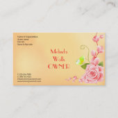 Chambres d'hôtes Editable Carte de visite moderne (Devant)