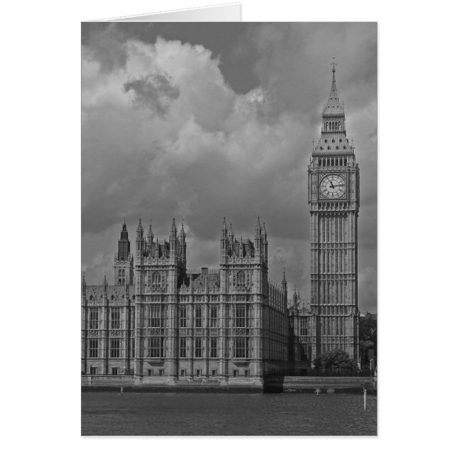 Chambres du Parlement de Londres et Big Ben Vertic (Devant)