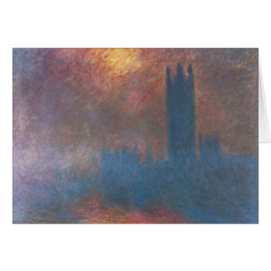 Chambres du Parlement, Londres par Claude Monet