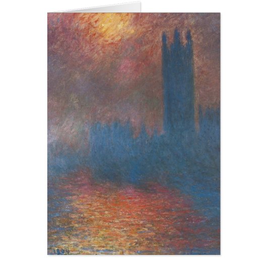 Chambres du Parlement, Londres par Claude Monet (Devant)