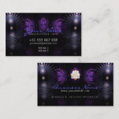 Chambres fractales avec Carte de visite de logo (Devant / Derrière)