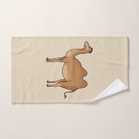 chameau drôle (Serviette à main)