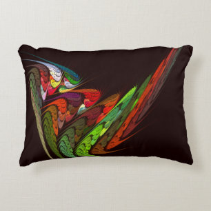 Chameleon Abstract Art Accent Pillow Kussen