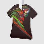 Chameleon Abstract Art AcrylShirt Ornament (voorkant)