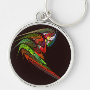 Chameleon Abstract Art Small Sleutelhanger