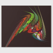 Chameleon Abstracte kunst Cadeaupapier (Vlak)