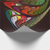 Chameleon Abstracte kunst Cadeaupapier (Hoek)