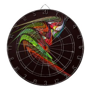 Chameleon Abstracte kunst Dartbord