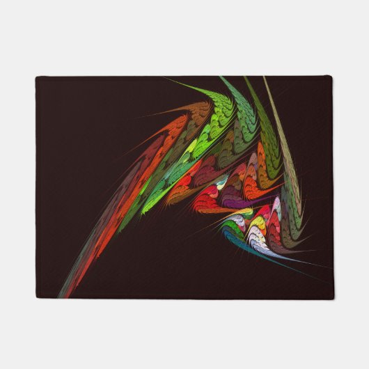 Chameleon Abstracte kunst Deurmat (Voorkant)