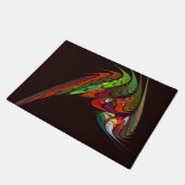 Chameleon Abstracte kunst Deurmat (Schuin)