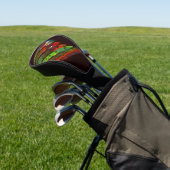 Chameleon Abstracte kunst Golfheadcover (Insitu)