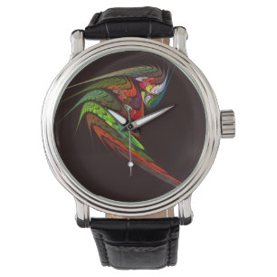Chameleon Abstracte kunst Horloge