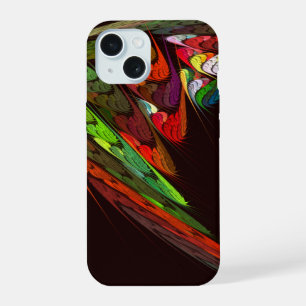 Chameleon Abstracte kunst iPhone 15 Hoesje