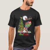 Chameleon Animal Merry-kerstDierenvriend T-shirt (Voorkant)