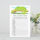 Chameleon Baby Animals Name Game (Staand voorkant)