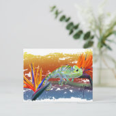 Chameleon  briefkaart (Staand voorkant)