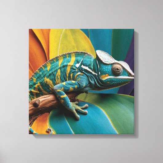 Chameleon Canvas Afdruk (Voorkant)