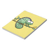 Chameleon Cartoon Lizard Cute Notitieblok (Gedraaid)