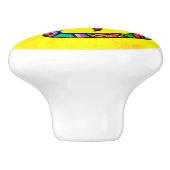 Chameleon Ceramic Knob. Keramische Knop (Zijkant)