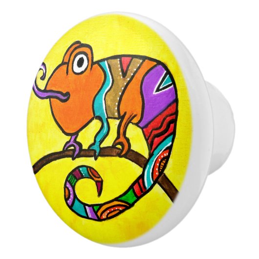 Chameleon Ceramic Knob. Keramische Knop (Rechts)