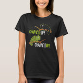 Chameleon Chameleoff Lizard Joke Reptiles T-shirt (Voorkant)