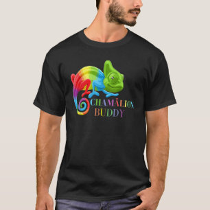 Chameleon Colorful Chameleon Pet Lizards T-shirt