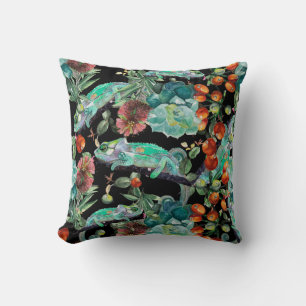 Chameleon et Coussin succulent