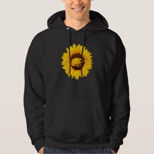 Chameleon for Women Mannen Lizard Animal Sunflower Hoodie