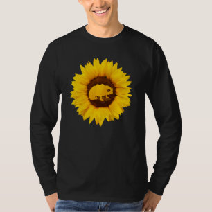 Chameleon for Women Mannen Lizard Animal Sunflower T-shirt