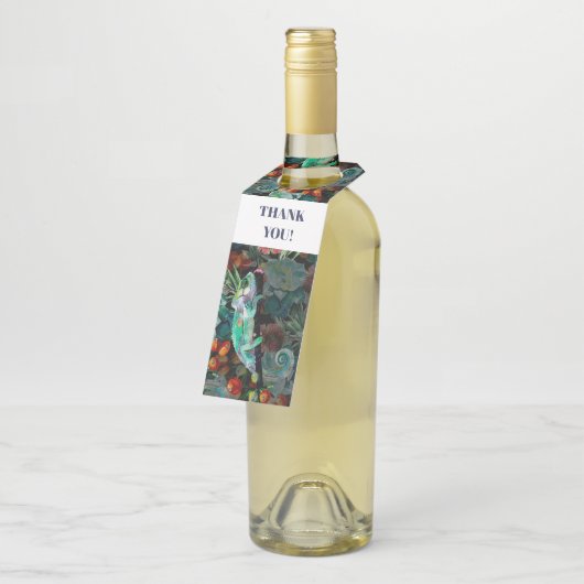 Chameleon Garden Bottle Hanger Labels (Schuin)