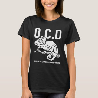 Chameleon  Green Lizard Reptile T-shirt