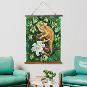 Chameleon Hanging Tapestry Hangend Wandkleed