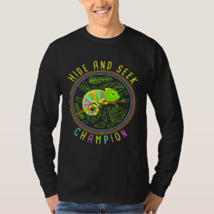 Chameleon Huid en Seek Champion Reptiles T-shirt