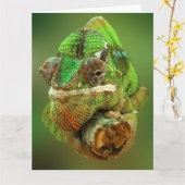 Chameleon Kaart (Gele Bloem)