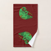 Chameleon Lizard (Serviette à main)
