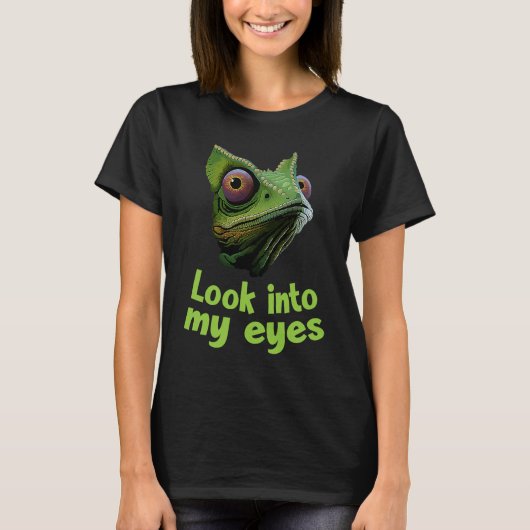 Chameleon Look Itno My Eyes Chamaeleonidae 3 T-shirt (Voorkant)