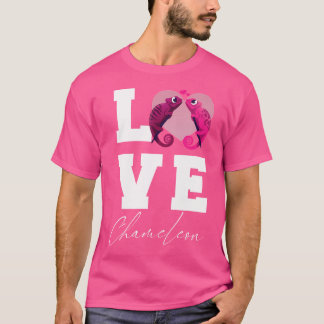 Chameleon Love Schattigee reptiel Mooie Gekko's Me T-shirt