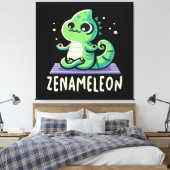 Chameleon Minnaar Canvas Afdruk (Insitu (Slaapkamer))