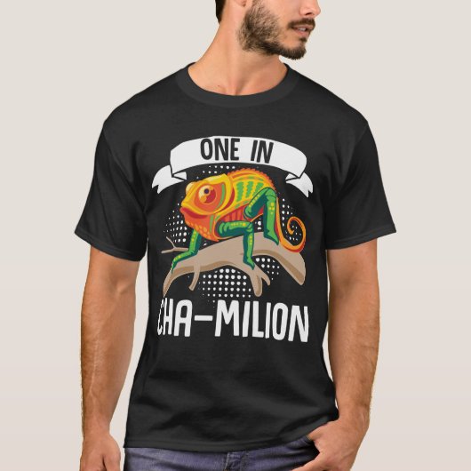 Chameleon One op Chamillion Reptiles T-shirt (Voorkant)
