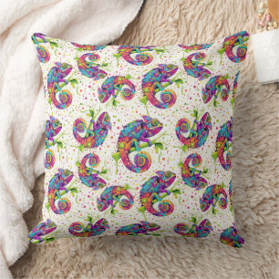 Chameleon Paint Vlekken Waterverf Stijl Gooi Pil Kussen
