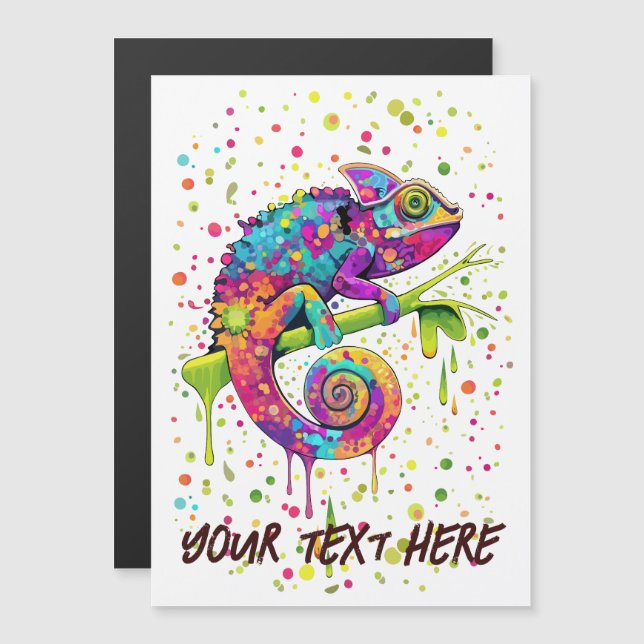 Chameleon Paint Vlekken Waterverf Style (Voorkant / Achterkant)