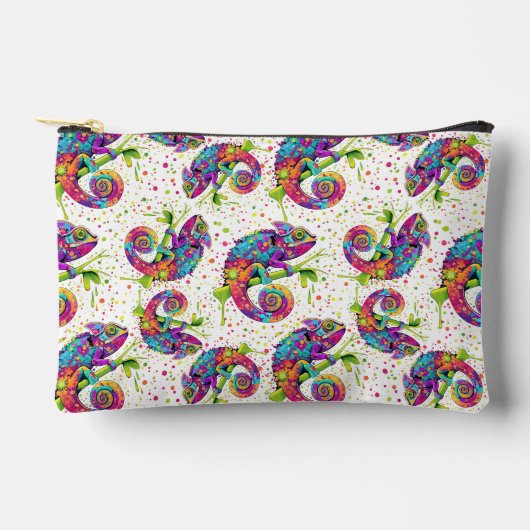 Chameleon Paint Vlekken Waterverf Style Etui (Voorkant)