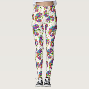 Chameleon Paint Vlekken Waterverf Style Leggings