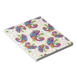 Chameleon Paint Vlekken Waterverf Style Notitieblok