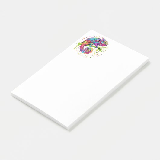 Chameleon Paint Vlekken Waterverf Style Post-it® Notes (Schuin)