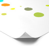 Chameleon Paint Vlekken Waterverf Style Poster (Hoek)