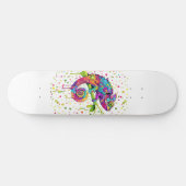 Chameleon Paint Vlekken Waterverf Style Skateboard (Horizontaal)