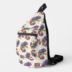 Chameleon Paint Vlekken Waterverf Style Sling Bag