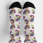 Chameleon Paint Vlekken Waterverf Style Sokken (Top)